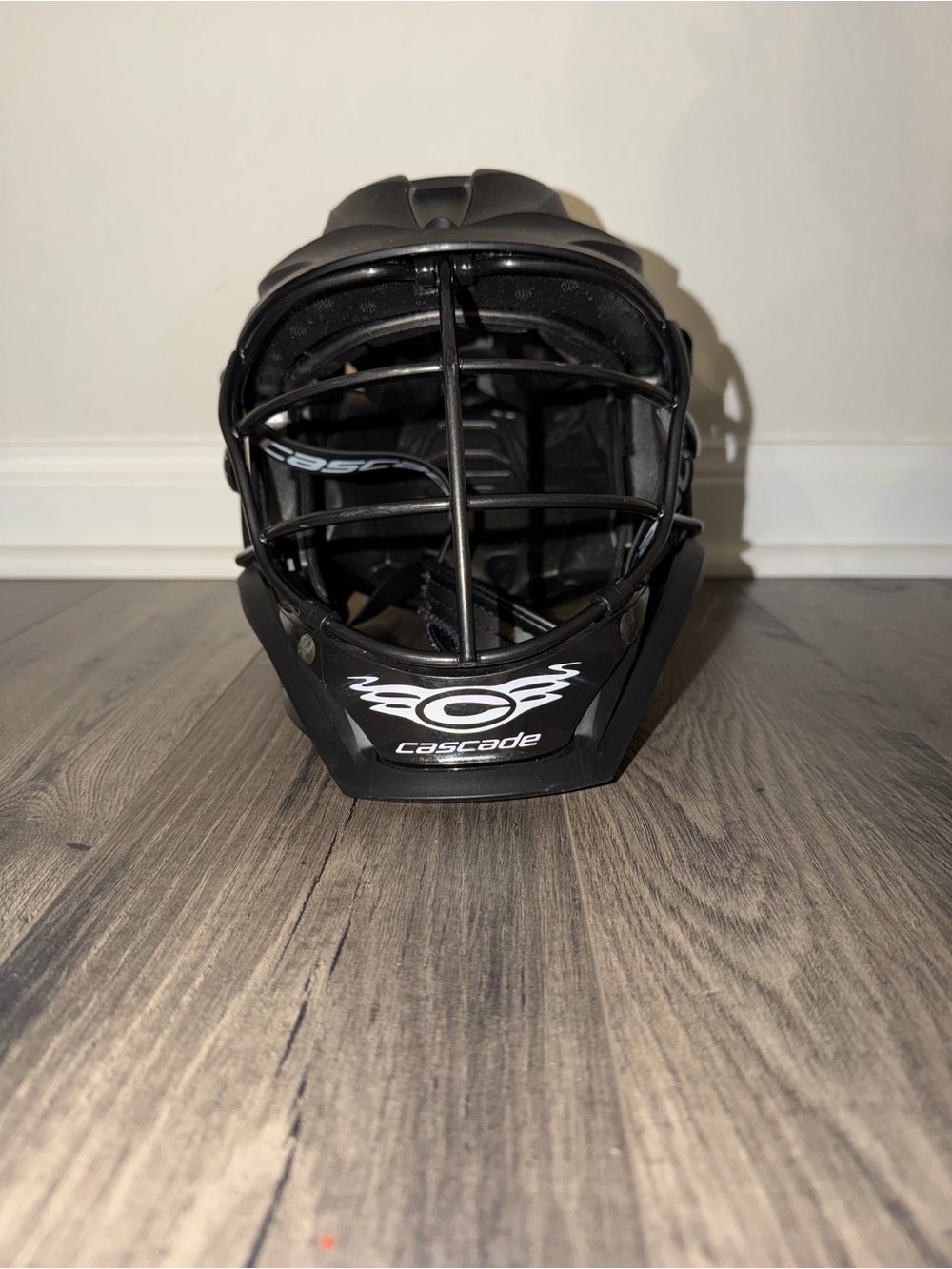 Cascade Black Lacrosse Helmet with Face Mask
